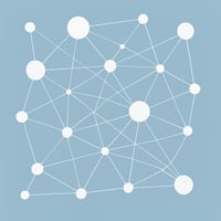 something that shows connections with lines joining up-1