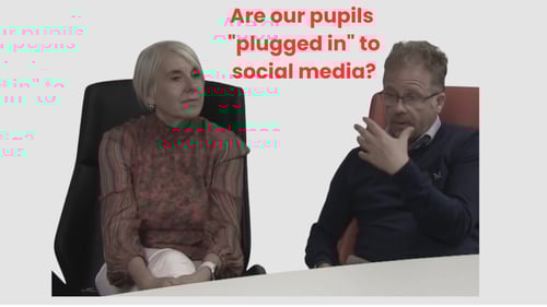 Are pupils plugged in via social media