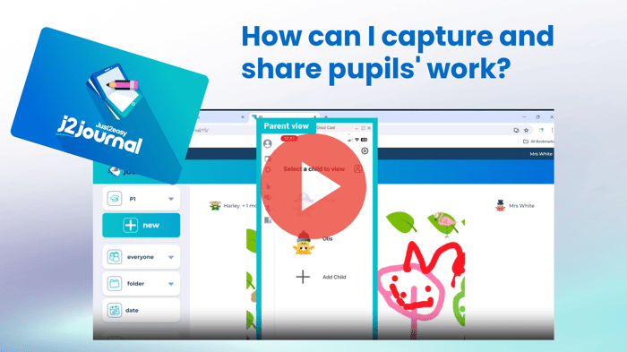 How can I capture and share pupils work
