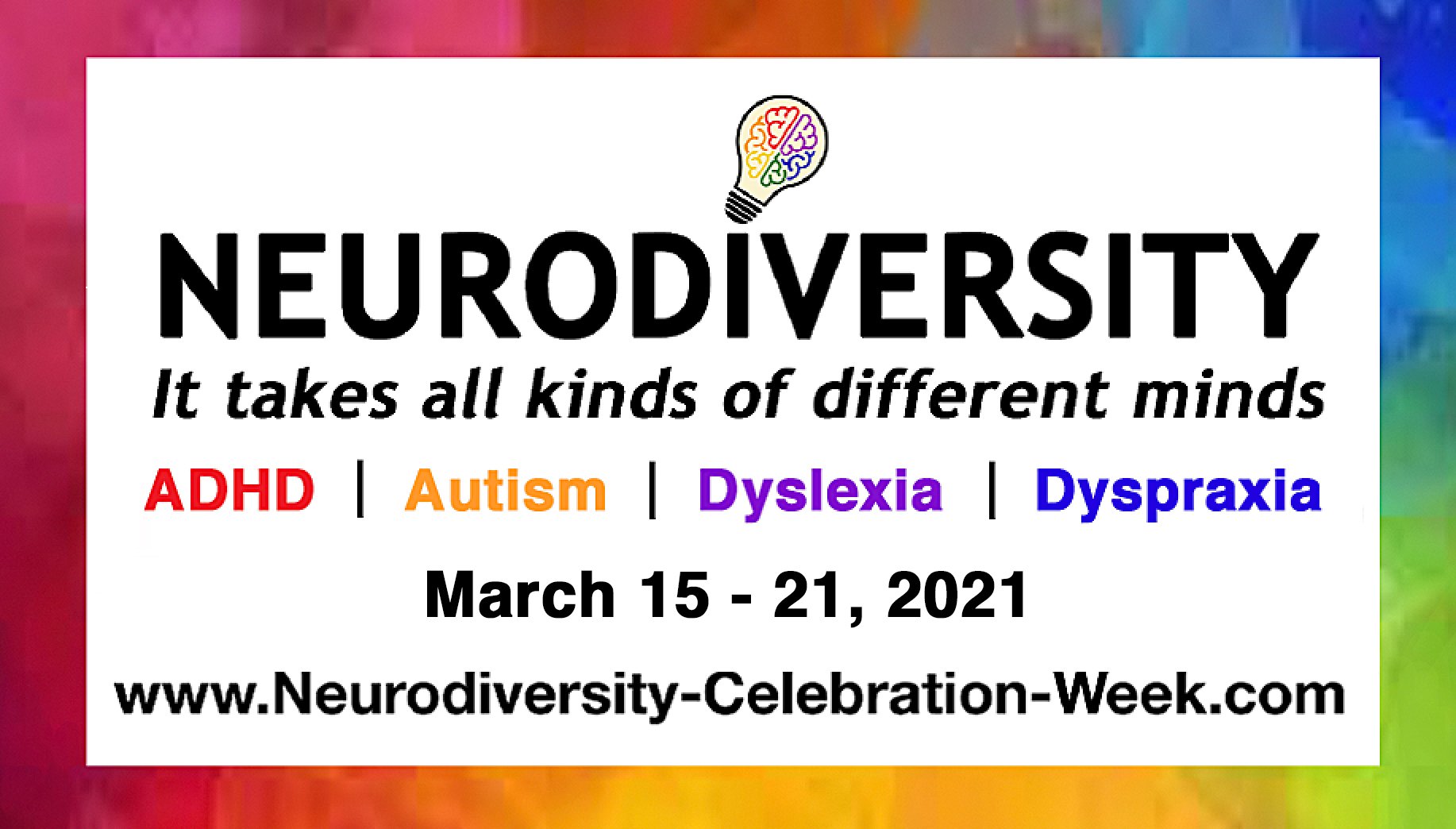 Neurodiversity Celebration week 15-21 March