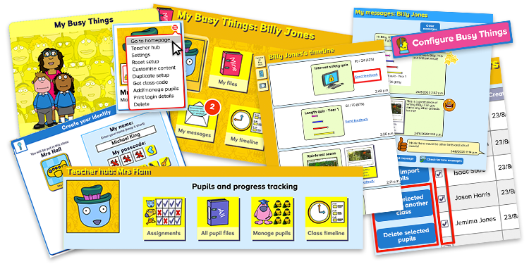 Busy Things *New Features* - Track Pupil's Work & Send Feedback!