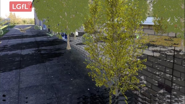 Example of 3D digital model created by students
