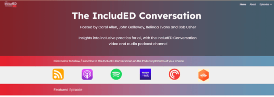 The IncludED conversation Webpage 