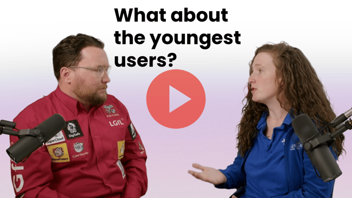 what about the youngest users? 